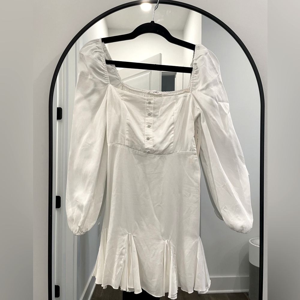 Lani the label white long sleeve dress